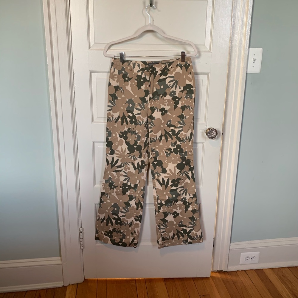 Flower camp light pants